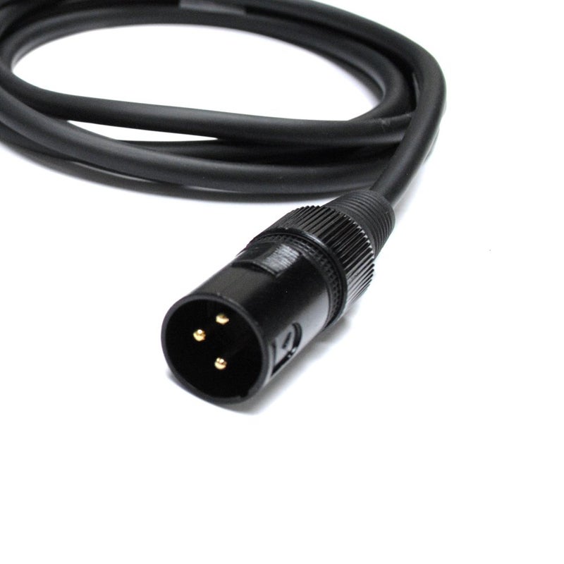 AUDIO 2000'S Audio2000's C14012P2 12 Ft 1/4" TRS Right Angle to XLR Male Cable (2 Pack) - Image 3